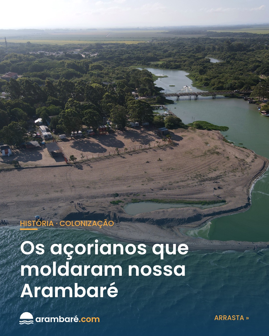 Antes de Arambaré existir no mapa, ela já vivia à beira da Lagoa dos Patos. 🌅 Por volta d